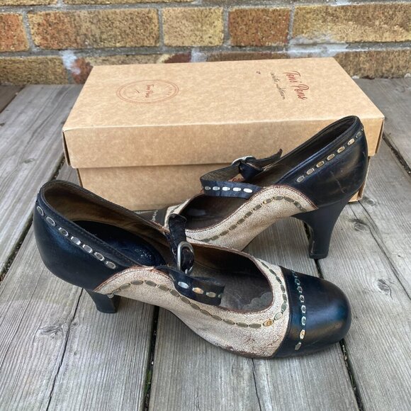 Vintage 90s Toni Pons Tan High Heels Size 36 - Picture 5 of 14